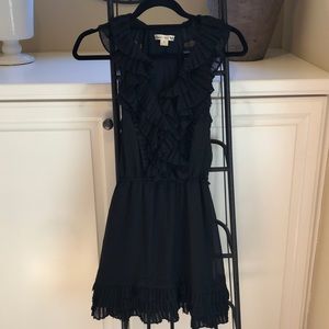 Double Zero Black sundress with adorable ruffles